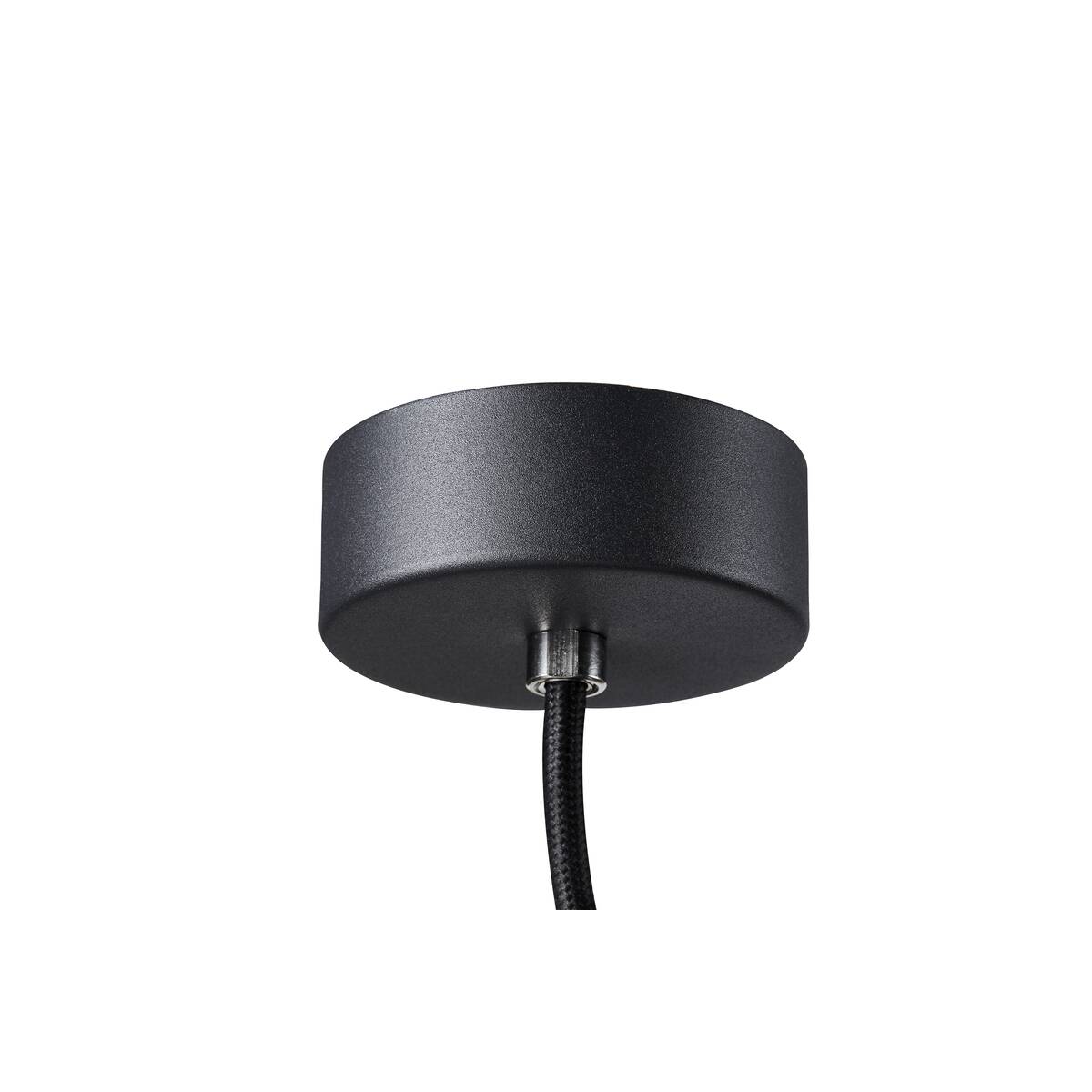 Lampe suspendue noire avec intérieur doré E27 