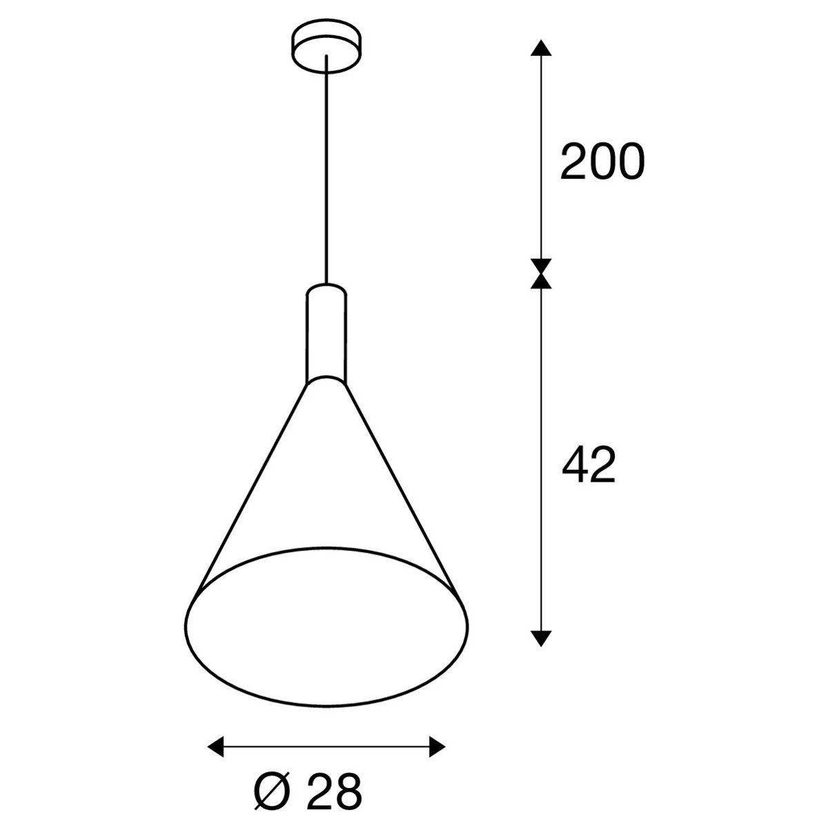 Lampe suspendue noire avec intérieur doré E27