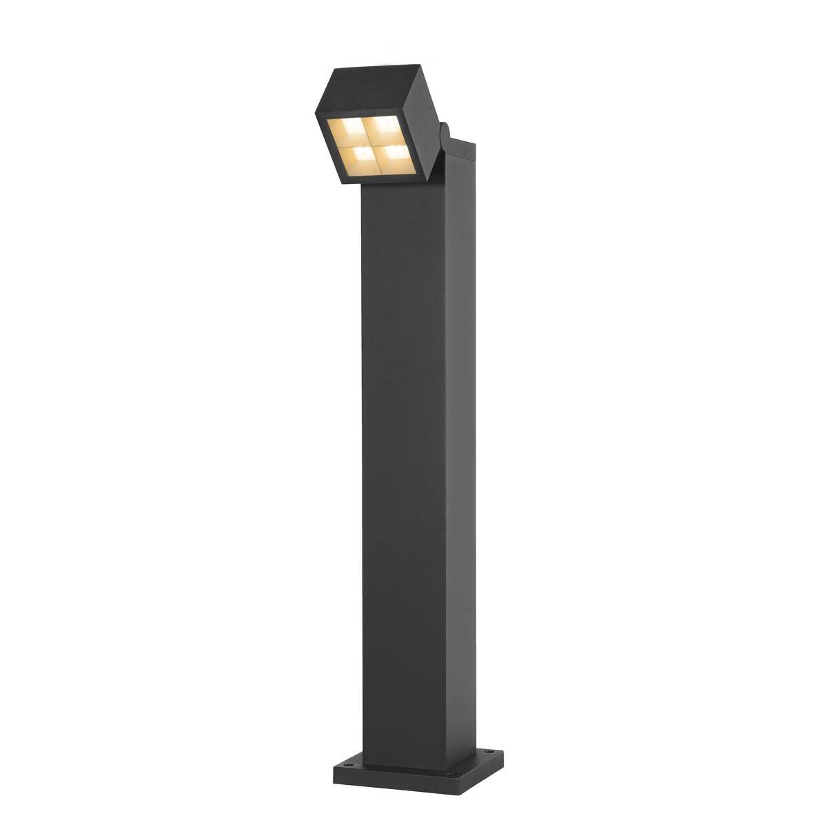 Lampe de jardin anthracite inclinable LED moderne