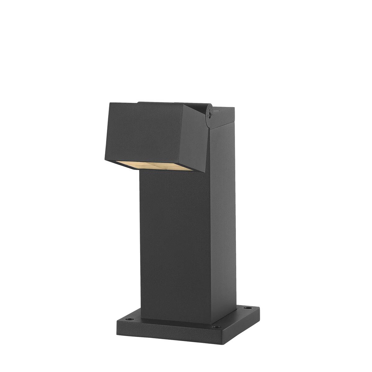 Lampe de jardin anthracite inclinable LED moderne