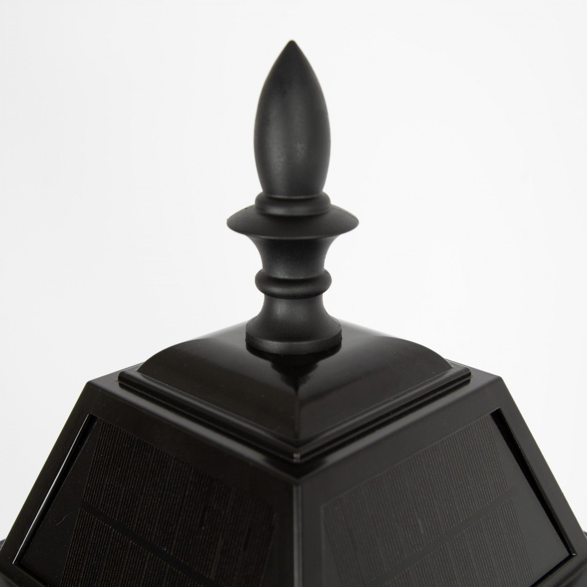 Lampe d'extérieur Vincenzo socle noir aluminium classique