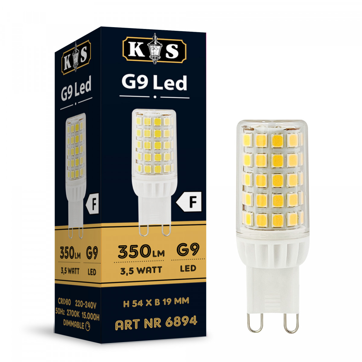 KS G9 LED 3,5W KS Éclairage - Sources lumineuses