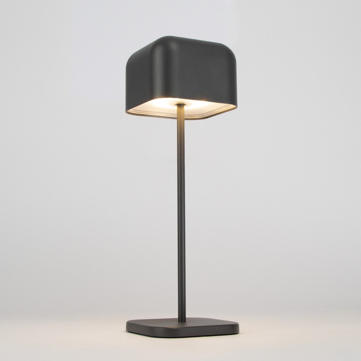 Lampe de table anthracite en aluminium moderne pour l'intérieur et l'extérieur