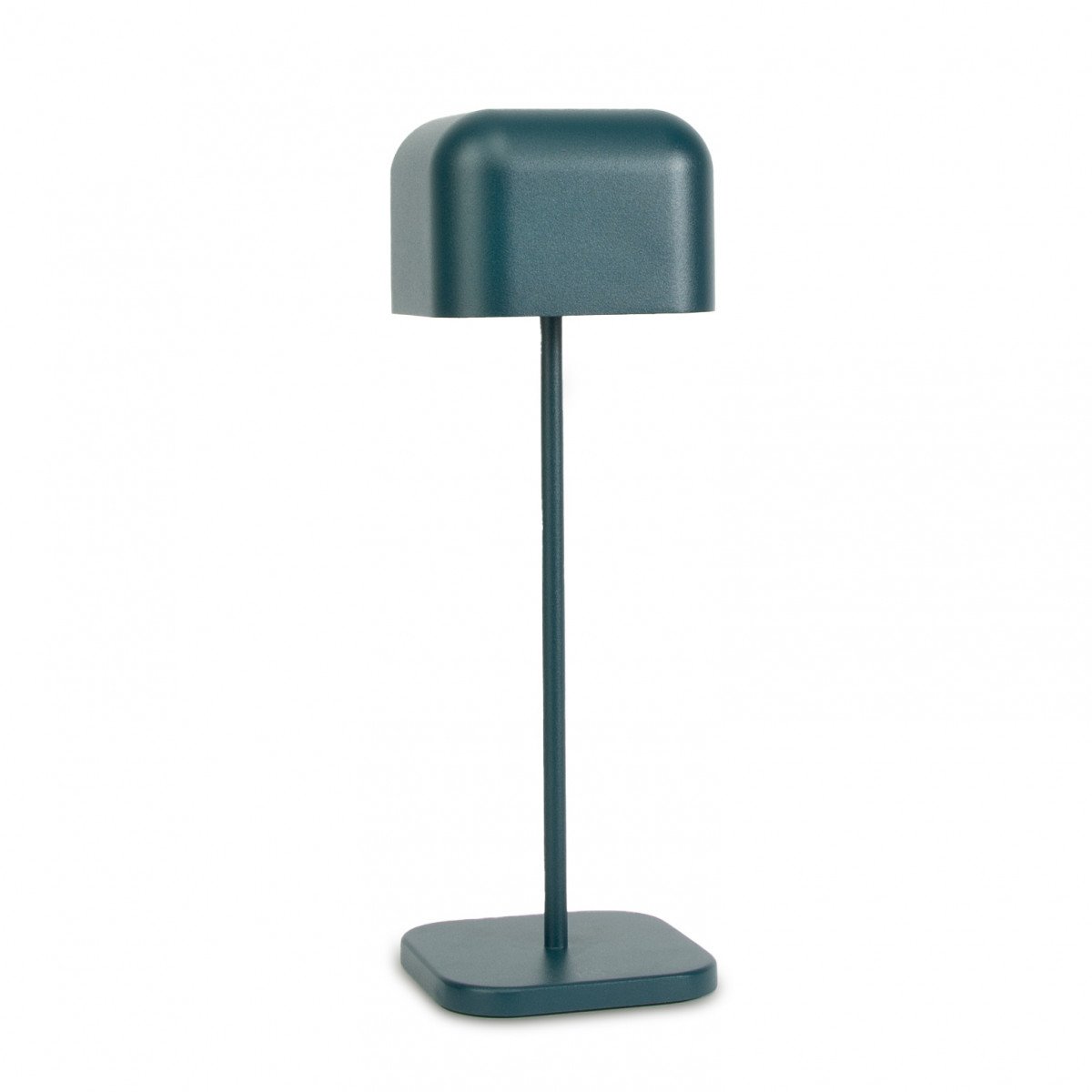 Lampe de table bleue en aluminium moderne pour l'intérieur et l'extérieur