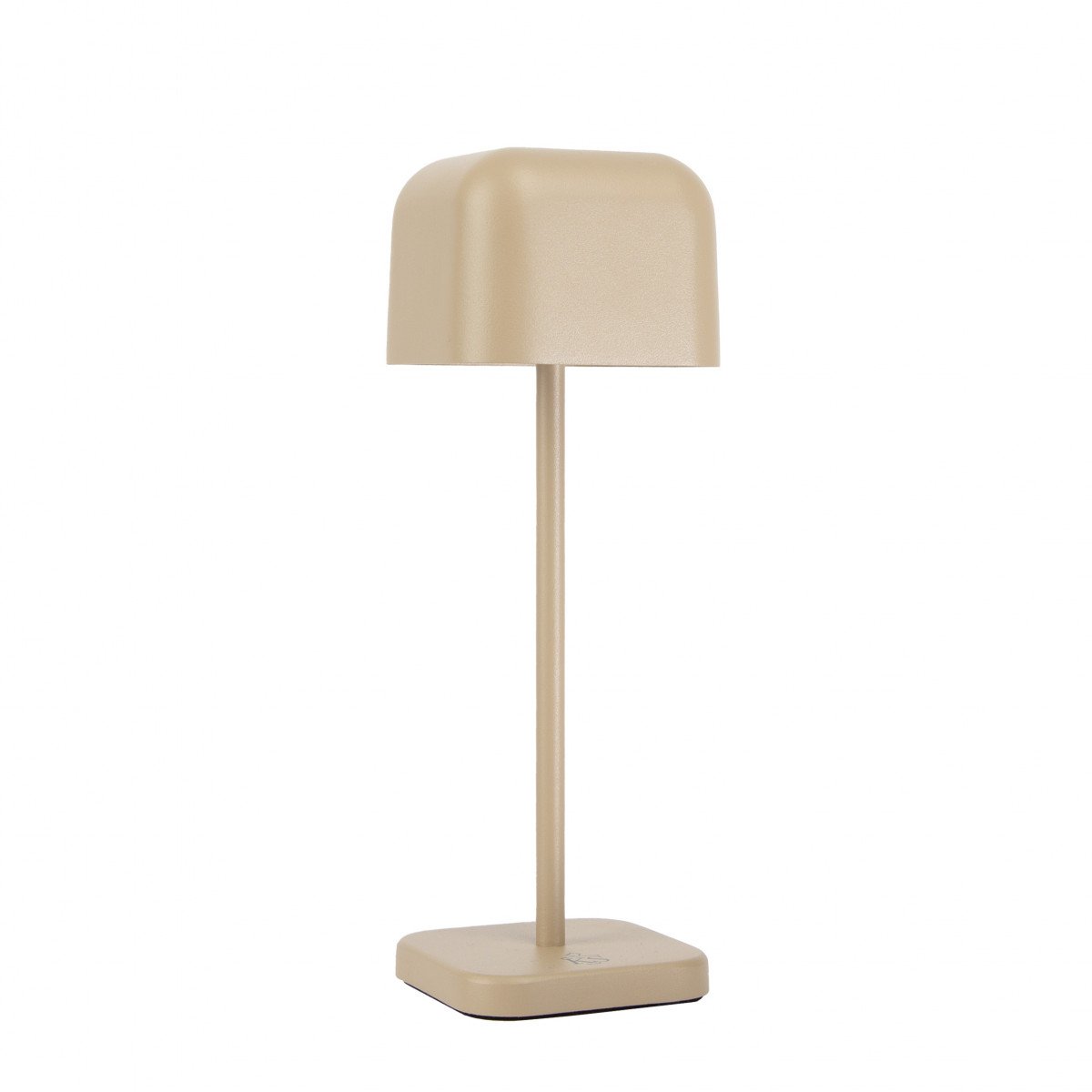 Lampe à poser compacte beige en aluminium moderne pour l'intérieur et l'extérieur