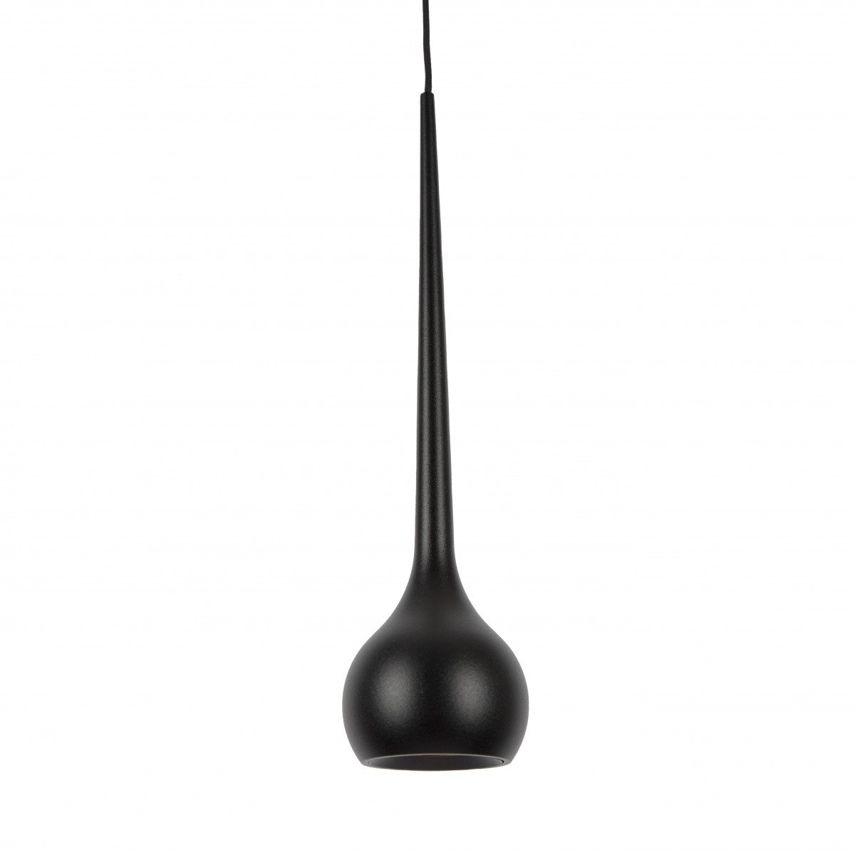 Lampe suspendue noir design aluminium moderne