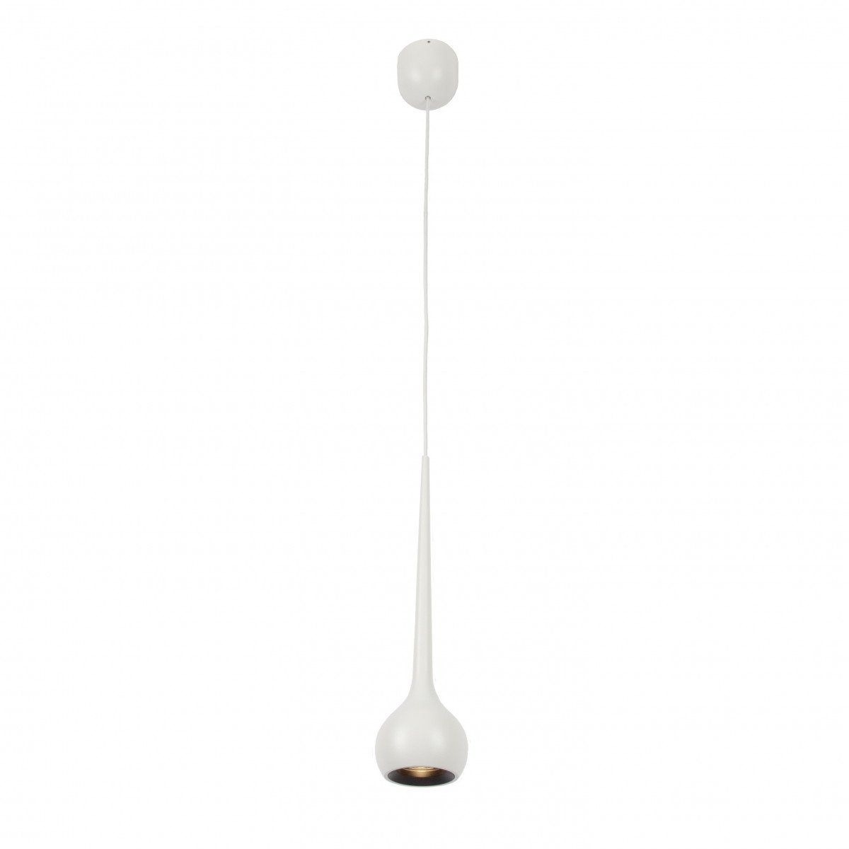 Lampe suspendue blanche design aluminium moderne