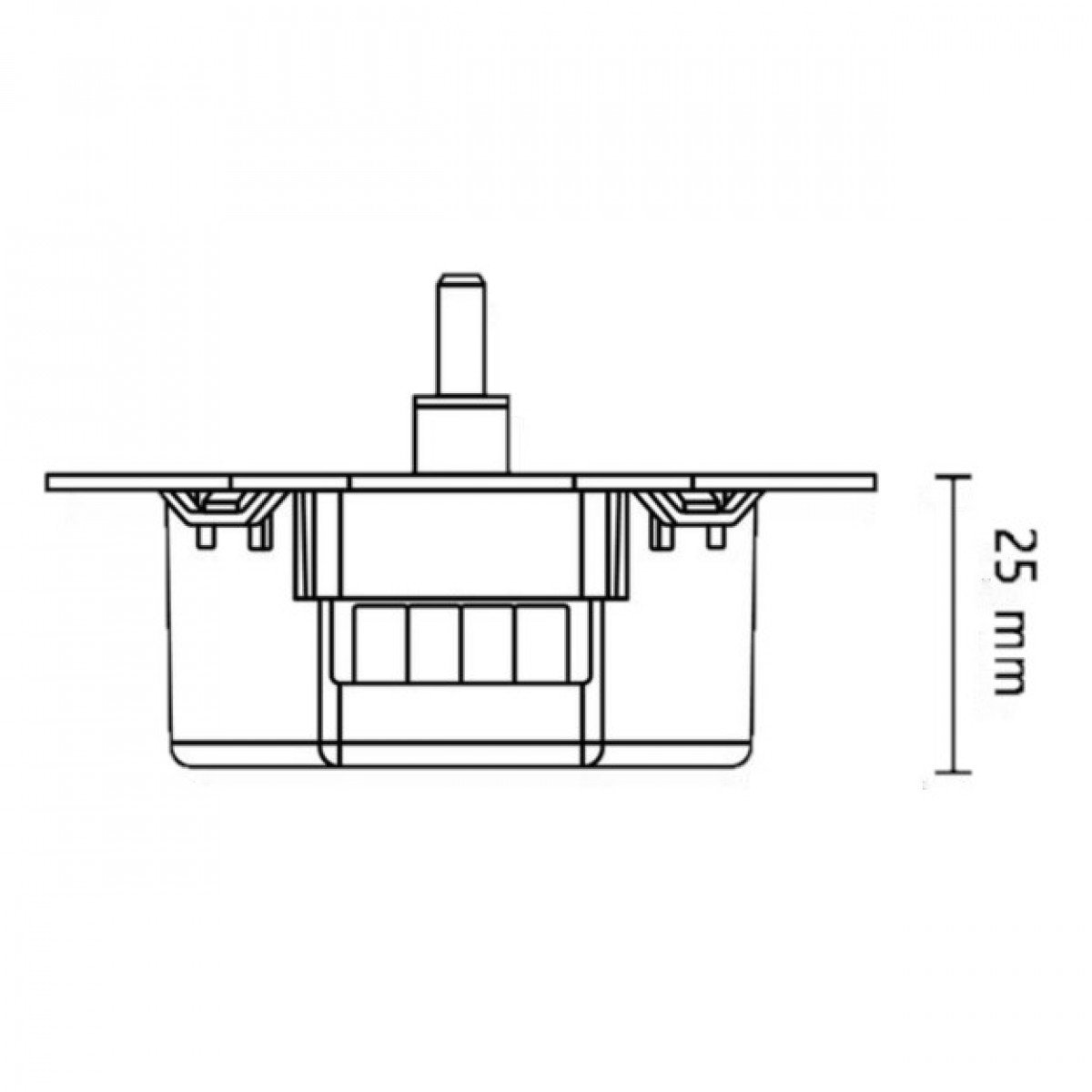 Calex LED gradateur mural encastré max 250W 220-240V