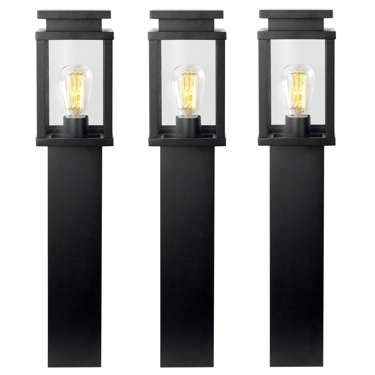 lot de 3 potelet noires Jersey Terras 